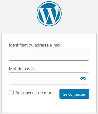 Découverte de l’administrateur de WordPress 1 connexion admin