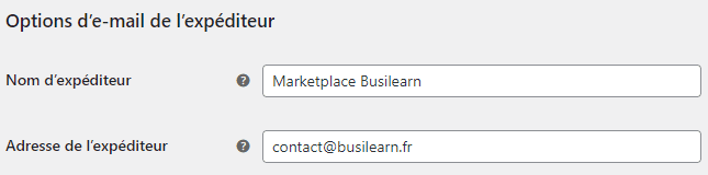 Etape #1 : Changement des adresses mails 3 email caché woocommerce