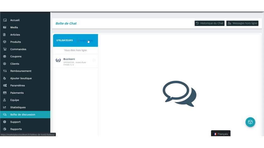 Configurer le Live Chat 21 snapshot21