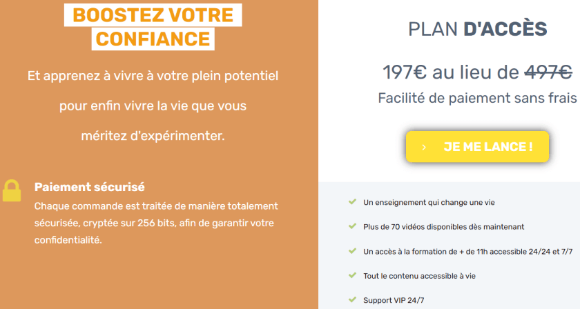 Confiance en soi de Jean Laval 1 Tarif formation confiance en soi